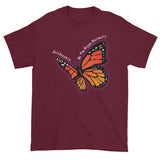 Be the Bigger Butterfly Shit Happens Good Advice Kindness Men's Short Sleeve T-Shirt + House Of HaHa Best Cool Funniest Funny Gifts