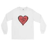 Happy VD Valentines Day Heart STD Holiday Humor  Men's Long Sleeve T-Shirt + House Of HaHa Best Cool Funniest Funny Gifts