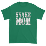Proud Snake Mom Herping Herpetology Herper Snakes Short Sleeve T-shirt + House Of HaHa Best Cool Funniest Funny Gifts