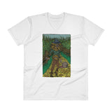 Walkers Of Oz: Zombie Wizard of Oz Cornfield Parody  Men's V-Neck T-Shirt + House Of HaHa Best Cool Funniest Funny Gifts