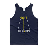 Safe Travels Vacation Road Trip Highway Driving Tank Top + House Of HaHa Best Cool Funniest Funny Gifts