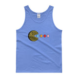 PAC-MOON Death Star Pac-Man Mashup Men's Tank top by Aaron Gardy + House Of HaHa Best Cool Funniest Funny Gifts