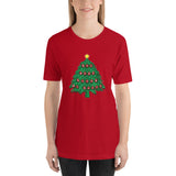 Funny Christmas Tree Unisex T-Shirt + House Of HaHa Best Cool Funniest Funny Gifts