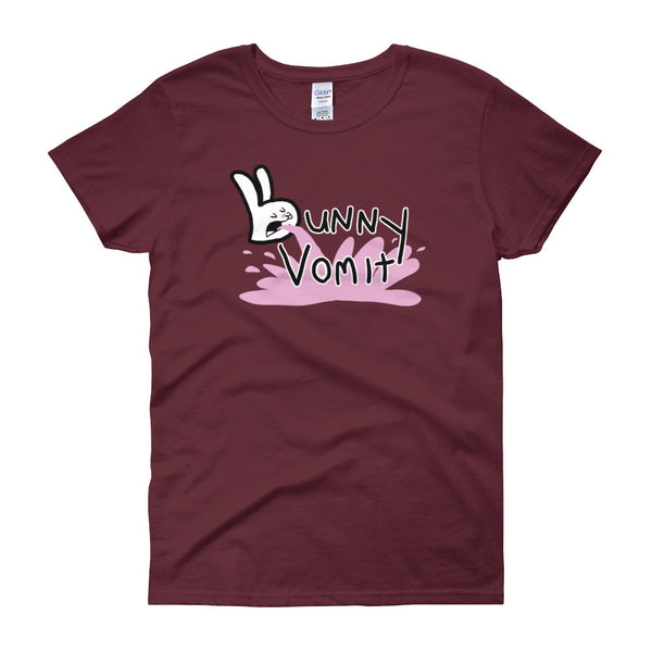 Bunny Vomit Logo Women's Short Sleeve T-Shirt - House Of HaHa