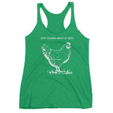 Guess What? Stop Talking about My Chicken Butt Women's Tank Top + House Of HaHa Best Cool Funniest Funny Gifts