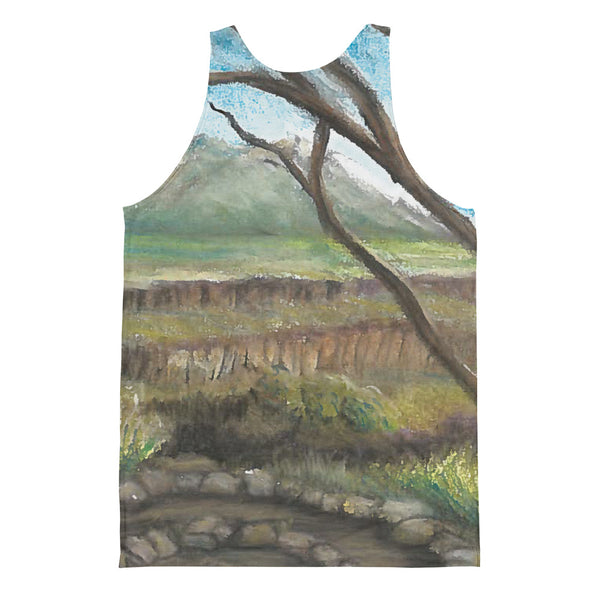 Rio Grande Del Norte National Monument New Mexico Unisex Classic Fit Tank Top by Melody Gardy + House Of HaHa Best Cool Funniest Funny Gifts