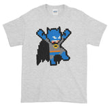 Batman Perler Art Men's Short-Sleeve T-Shirt by Silva Linings + House Of HaHa Best Cool Funniest Funny Gifts