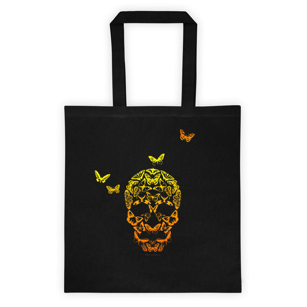 Butterfly Skull Double Sided Print Tote bag + House Of HaHa Best Cool Funniest Funny Gifts