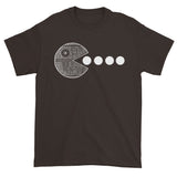 PAC's No Moon! Death Star Pac Man Mashup Men's Short Sleeve T-Shirt + House Of HaHa Best Cool Funniest Funny Gifts