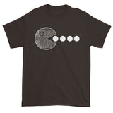 PAC's No Moon! Death Star Pac Man Mashup Men's Short Sleeve T-Shirt + House Of HaHa Best Cool Funniest Funny Gifts