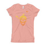 Butterfly Skull Girl's Princess T-Shirt - House Of HaHa