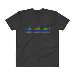 The Sound Guy Does Not Need Advice Funny Music Band V-Neck T-Shirt + House Of HaHa Best Cool Funniest Funny Gifts