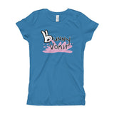Bunny Vomit Log Girl's Princess T-Shirt - House Of HaHa