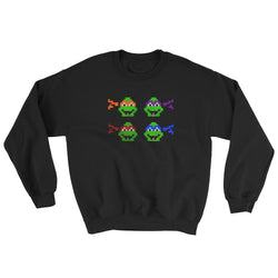 Ninja Turtles Perler Art Sweatshirt by Aubrey Silva + House Of HaHa Best Cool Funniest Funny Gifts