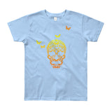 Butterfly Skull Youth Short Sleeve T-Shirt - Made in USA - House Of HaHa