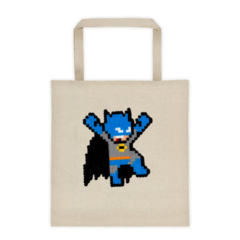 Batman Perler Art Tote Bag by Silva Linings + House Of HaHa Best Cool Funniest Funny Gifts