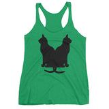 Black Cats Lucky Corset Women's Tank Top + House Of HaHa Best Cool Funniest Funny Gifts
