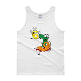 Why was 6 Afraid of 7 Seven Ate Nine Cute Zombie Pun Tank top + House Of HaHa Best Cool Funniest Funny Gifts