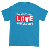 Unconditional Love Unexclusive Unisex Family Unity Peace T-shirt + House Of HaHa Best Cool Funniest Funny Gifts