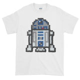 R2-D2 Perler Art Short-Sleeve T-Shirt by Aubrey Silva + House Of HaHa Best Cool Funniest Funny Gifts