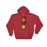 Baby Groot Perler Art Hooded Sweatshirt by Aubrey Silva + House Of HaHa Best Cool Funniest Funny Gifts
