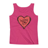 Happy VD Valentines Day Heart STD Holiday Humor Ladies' Tank Top + House Of HaHa Best Cool Funniest Funny Gifts