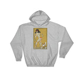 Mummy Pin-Up Heavy Hooded Hoodie Sweatshirt + House Of HaHa Best Cool Funniest Funny Gifts