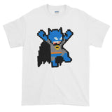 Batman Perler Art Men's Short-Sleeve T-Shirt by Silva Linings + House Of HaHa Best Cool Funniest Funny Gifts