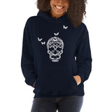 Skull of Butterflies Unisex Butterfly Hoodie for Women and Men + House Of HaHa Best Cool Funniest Funny Gifts