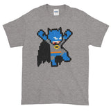 Batman Perler Art Men's Short-Sleeve T-Shirt by Silva Linings + House Of HaHa Best Cool Funniest Funny Gifts
