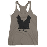 Black Cats Lucky Corset Women's Tank Top + House Of HaHa Best Cool Funniest Funny Gifts