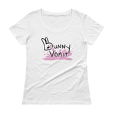 Bunnny Vomit Logo Ladies' Scoopneck Women's T-Shirt - House Of HaHa