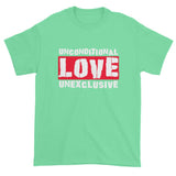 Unconditional Love Unexclusive Unisex Family Unity Peace T-shirt + House Of HaHa Best Cool Funniest Funny Gifts