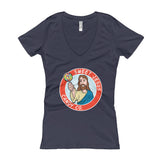 Sweet Jesus Candy Company Women's V-Neck T-shirt - House Of HaHa
