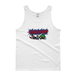 Eggcelsior! Marvel's Avengers Stan Lee Parody Portrait Excelsior Men's Tank Top + House Of HaHa Best Cool Funniest Funny Gifts