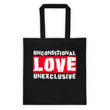 Unconditional Love Unexclusive Family Unity Peace Double Sided Print Tote Bag + House Of HaHa Best Cool Funniest Funny Gifts