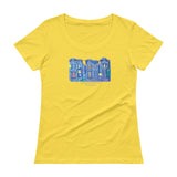 My Three Loves San Francisco Ladies' Scoopneck T-Shirt by Nathalie Fabri + House Of HaHa Best Cool Funniest Funny Gifts