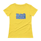 My Three Loves San Francisco Ladies' Scoopneck T-Shirt by Nathalie Fabri + House Of HaHa Best Cool Funniest Funny Gifts
