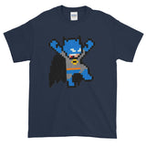 Batman Perler Art Men's Short-Sleeve T-Shirt by Silva Linings + House Of HaHa Best Cool Funniest Funny Gifts