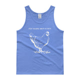 Guess What? Stop Talking about My Chicken Butt Men's Tank Top + House Of HaHa Best Cool Funniest Funny Gifts