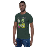 Vegan Zombie Unisex T-Shirt + House Of HaHa Best Cool Funniest Funny Gifts