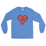 Happy VD Valentines Day Heart STD Holiday Humor  Men's Long Sleeve T-Shirt + House Of HaHa Best Cool Funniest Funny Gifts