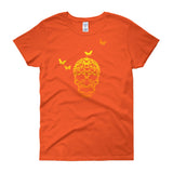 Butterfly Skull Women's Short Sleeve Ladies' T-Shirt - House Of HaHa
