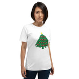 Funny Christmas Tree Unisex T-Shirt + House Of HaHa Best Cool Funniest Funny Gifts