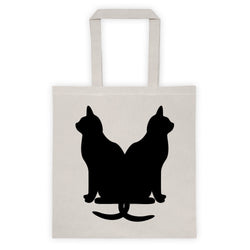 Black Cats Lucky Kitty Tote bag + House Of HaHa Best Cool Funniest Funny Gifts