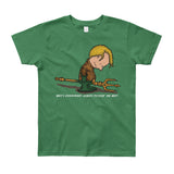 Why's Everybody Always Picking On Me? Aquaman Charlie Brown Youth T-Shirt - Made in USA - House Of HaHa