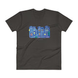 My Three Loves San Francisco V-Neck T-Shirt by Nathalie Fabri + House Of HaHa Best Cool Funniest Funny Gifts