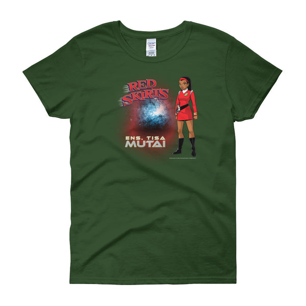 Red Skirts: Ensign Mutai  Women's Short Sleeve T-Shirt + House Of HaHa Best Cool Funniest Funny Gifts