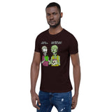 Vegan Zombie Unisex T-Shirt + House Of HaHa Best Cool Funniest Funny Gifts