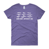 Same Ship Different Day Star Trek Enterprise Parody Fan Homage Women's Short Sleeve T-Shirt + House Of HaHa Best Cool Funniest Funny Gifts